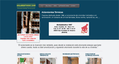 Desktop Screenshot of aislamientosvat.com